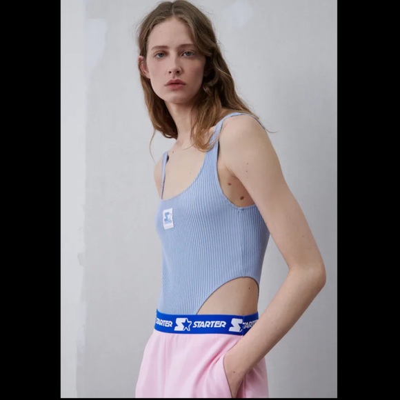 Zara Blue Starter Bodysuit - Picture 2 of 5